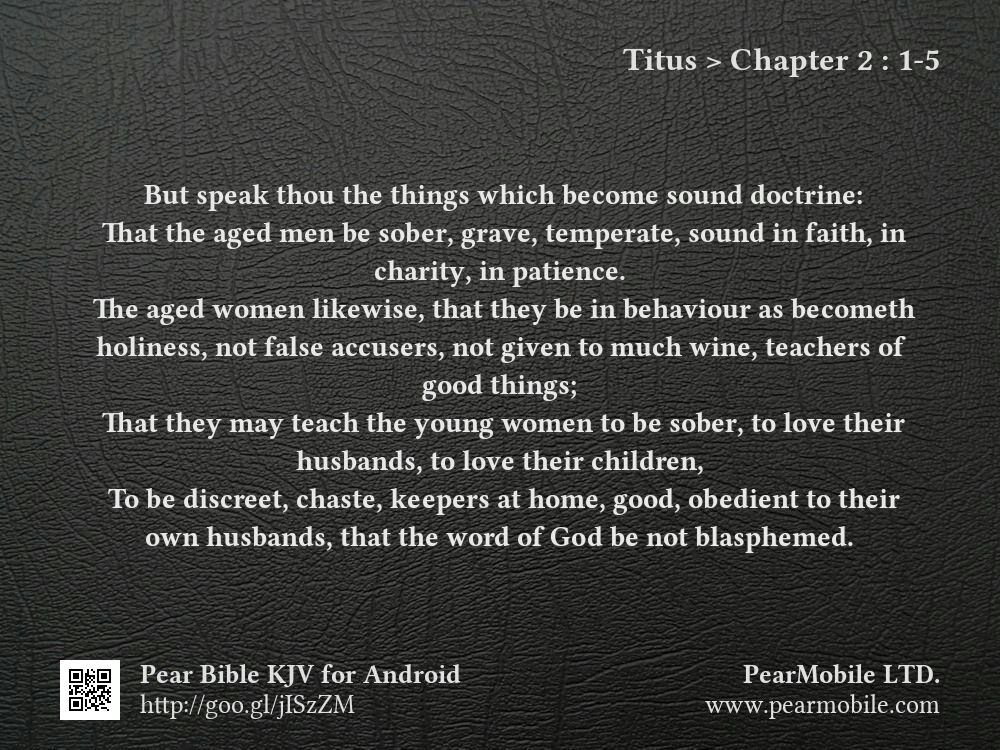 Titus, Chapter 2:1-5